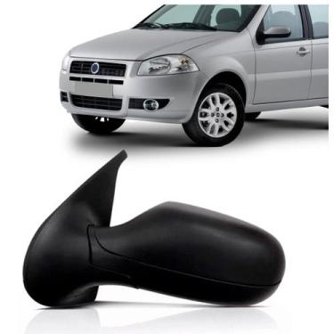 Imagem de Retrovisor Palio Siena Weekend 2008 2009 2010 2011 2012 4 Portas Fixo 
