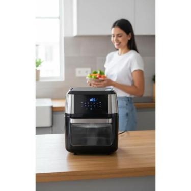 Imagem de Fritadeira Elétrica Forno 12L 1800W Preto 60Hz - Saúde e Sab - Congrat