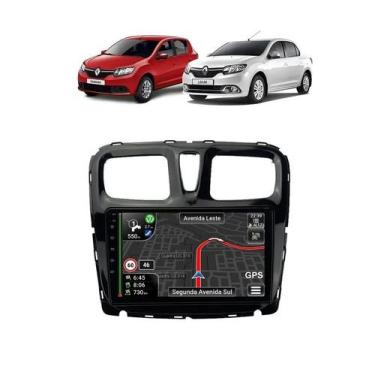 Imagem de Kit Multimidia Sandero Logan 2015 / 2024 Life Android 9 Pol Carplay 1.