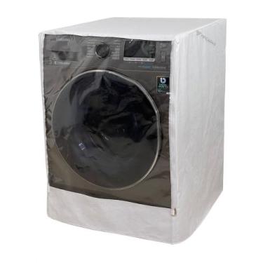 Imagem de Capa Lava E Seca Samsung 11kg Abertura Ziper C/ Transparente - VIP CAP