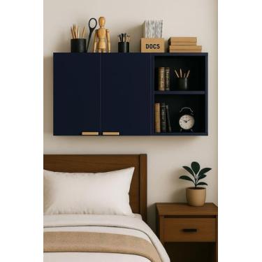 Imagem de Armário Suspenso Multiuso  Ideal para Cozinha, Lavanderia ou Escritóri