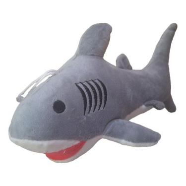 Imagem de Pelúcia Tubarão Fofo Fofinho Presente Bichinho Baleia Cores - Pelucia 