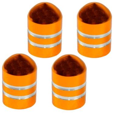 Imagem de Kit 4 tampa de válvula esportivo de pneu câmara carro moto bike modelo