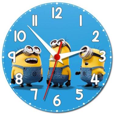 Imagem de Relógio de Parede Minions Personalizado - Gringos House