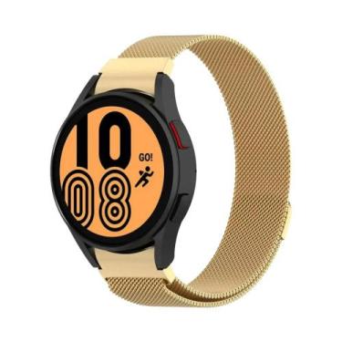 Imagem de Pulseira De Metal Milanesa Unissex Para Samsung Galaxy Watch 6/5/4 Cla