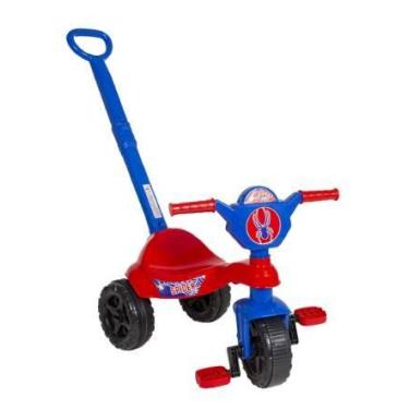 Imagem de Carrinho de Passeio Infantil Kemotoca Spider com Haste e Empurrador  C