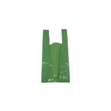 Imagem de Sacola Reciclada Verde 30 Cm X 40 Cm Pacote Com 5kg 1400 Und - Higipac