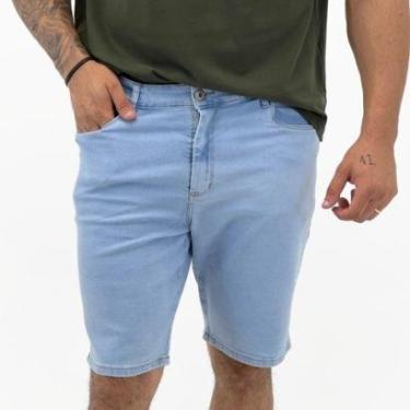 Imagem de Bermuda Ouzzare Jeans Slim Masculina-Masculino