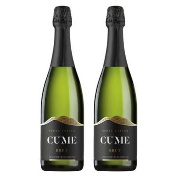 Imagem de Vinho Espumante Natural Branco Brut Cume - Kit com duas garrafas