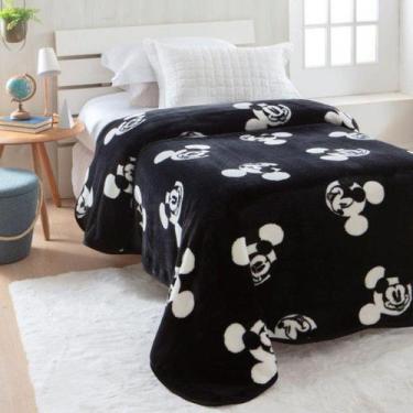 Imagem de Cobertor Raschel Plus Juvenil Disney Mickey 1,50 M X 2,00 M Preto Solt