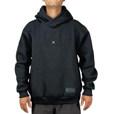 Imagem de Moletom Canguru Oversized Oakley Skull Pin Blacko-Masculino