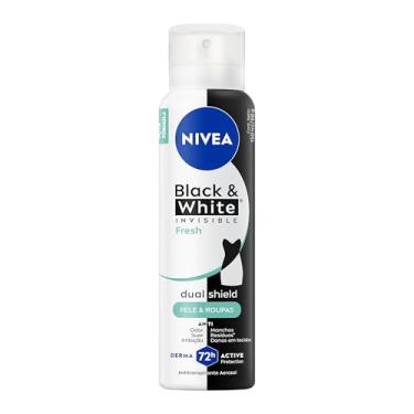 Imagem de NIVEA Desodorante Antitranspirante Aerossol Invisible Black & White Fresh 150ml - Prote...