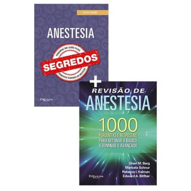 Imagem de Anestesia Segredos + Revisao De Anestesia 1000 Perg E Resp
