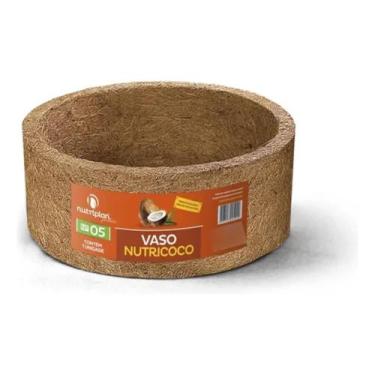 Imagem de Vaso De Fibra Coco N 5 Nutricoco 14cmx31cm NUTRIPLAN