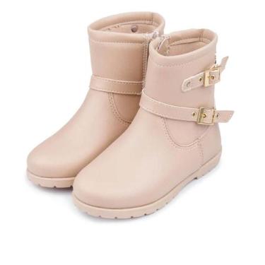 Imagem de Bota Menina Pampili Rubi com Fivelas, 20, Bege