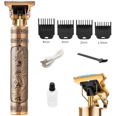 Imagem de Maquininha Cortador Aparador Barbeador de Cabelo Barba Profissional KV