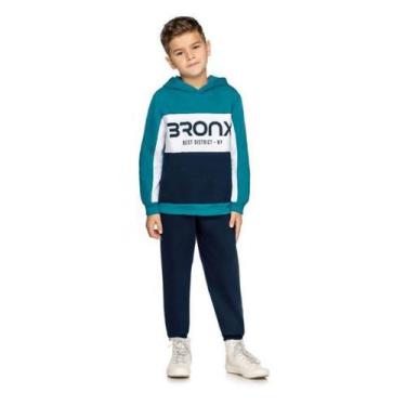 Imagem de Calça Moletom Infantil 4 ao 8 WRK Ref. 062646, 8, Azul marinho