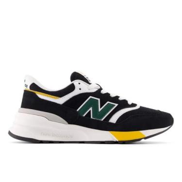 Imagem de Tênis New Balance 997 R Masculino, Preto, Verde, 37