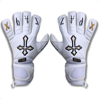Imagem de Luva De Goleiro Profissional Difai Blessed, 11, Branco