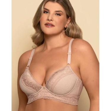 Imagem de Sutiã Nayane SP 01 0005 Bojo Aro Renda - Nayane Lingerie, 50, Branco