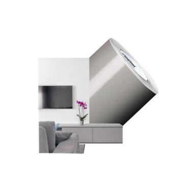 Imagem de Adesivo para envelopamento Geladeiras Móveis 10MX50CM CINZA CLARO - CR
