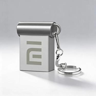 Imagem de Pendrive 1TB USB 3.0 C E Adaptadores USBC e Micro USB Chaveiro Metal -