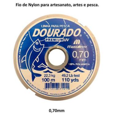 Imagem de Fio de Nylon 0,70mm x 100m / Linha de Pesca Premium Mazzaferro