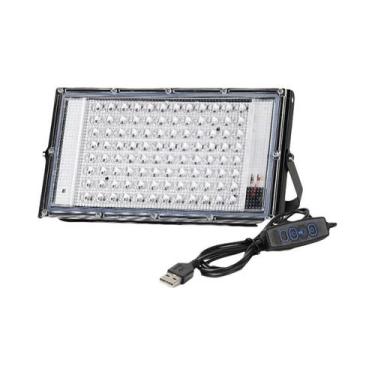 Imagem de Lâmpada UV 365nm LED À Prova d'Água, Holofote 50W 100W 150W USB DC5V, 
