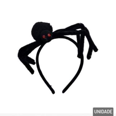 Imagem de Tiara Halloween Aranha Preta com Véu - TINGS