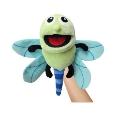 Imagem de Fantoches De Mão De Insetos De Pelúcia: Abelha, Joaninha, Borboleta - 