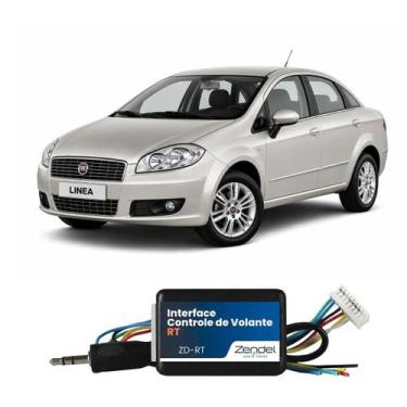 Imagem de Interface de Volante Fiat Linea 2009 até 2016 Resistiva para Multimídi