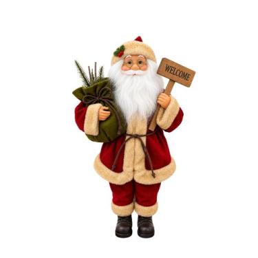 Imagem de Boneco Natalino Papai Noel Decorativo 60x32cm 1UN 1096914GG - Cromus