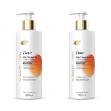 Imagem de Kit 2 Sérum Hidratante Corporal Dove Niacinamida 380ml Cada