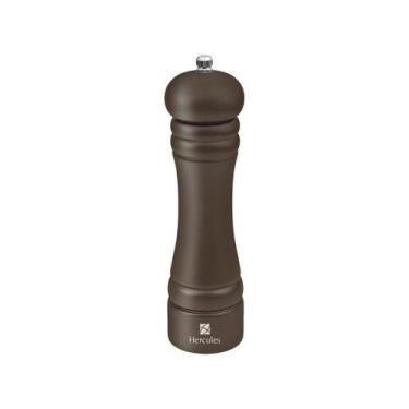 Imagem de Moedor De Sal e Pimenta Marrom Soft Touch 20cm Hercules