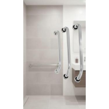 Imagem de Kit 3 Barras Apoio Alumínio 60cm 50cm 40cm Segurança - Congratulations