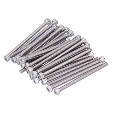 Imagem de Parafusos de tampa de soquete, multi tamanhos de aço inoxidável M5 Parafusos de cabeça hexagonal para parafuso apertado(M5 * 60)
