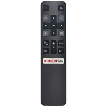 Imagem de Controle remoto de voz de substituição para TCL Google TV (compacto)