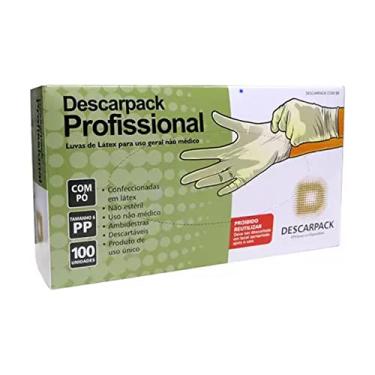 Imagem de Luva De Látex Descarpack Tam Pp C/ 100 Unidades
