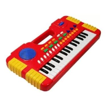 Piano Teclado Musica Infantil Animal Azul Eletrônico Criança - Braskit -  Piano / Teclado de Brinquedo - Magazine Luiza