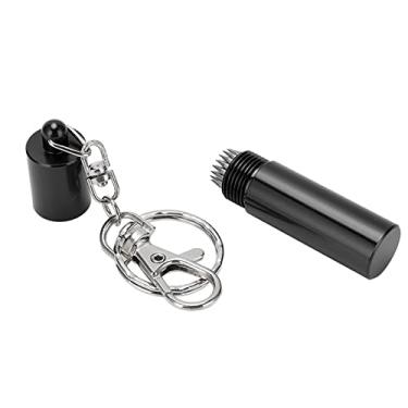 Imagem de Ferramenta de ponta de sinalização de sinuca, ferramenta de reparo de formador de ponta de sinalização de aumento de fricção portátil com chaveiro para bilhar(Preto)