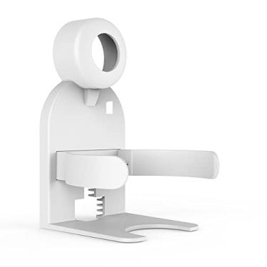 Imagem de Suporte de roteador,Suporte de roteador de parede de Sinal não destrutivo compatível com Google Wifi mesh 2020 roteador branco