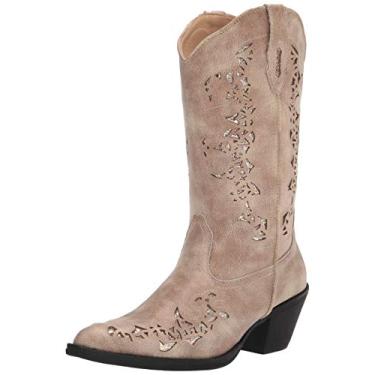 Imagem de ROPER Bota feminina Western Mid Calf, Bronzeado, 7
