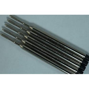 Imagem de 5 refis intrépidos genuínos em SheafferK tipo (#99335) estilo para canetas esferográficas Sheaffer – Recargas de ponta média preta (embalagem a granel)