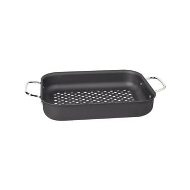 Imagem de Grelha para Churrasco Tramontina 20846028 28cm Alumínio Anodizado