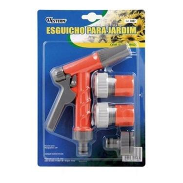 Imagem de Esguicho Para Jardim Engate Rápido 4 Peças Western