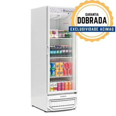 Imagem de Refrigerador Vertical Grv-57p Branco 578 Litros Porta De Vidro 220V - Gelopar