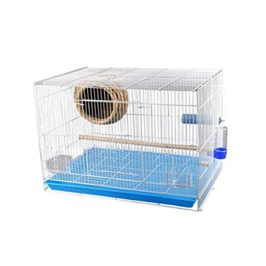 Imagem de KIZQYN Gaiolas de pássaros de metal criativo papagaio gaiola de pássaro pérola gaiola criativa grande gaiola para animais de estimação gaiola de voo (tamanho: grande)