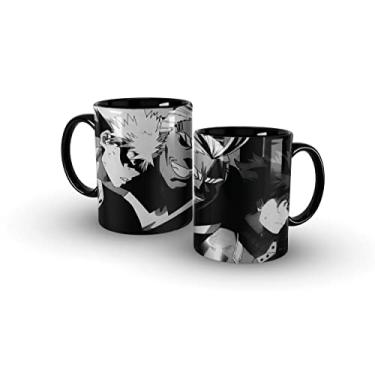 Imagem de Caneca Preta Boku no Hero Midoriya & All Might
