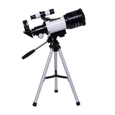 Imagem de Telescópio Telescópio Astronômico, Telescópios Espaciais Monoculares Profissionais HD 150X 70mm Portáteis Refratores Spotting Scope com Tripé para Crianças Adultos Iniciantes Double the comfort