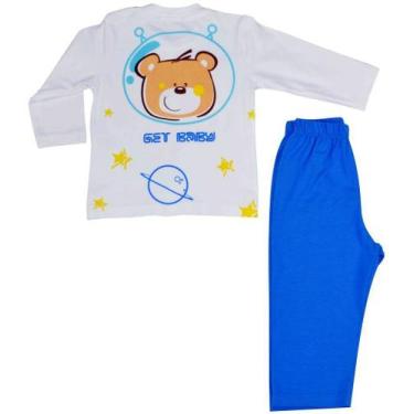 Imagem de Pijama Manga Longa Astronauta  Tam P/ M/G /Gg- Ct05 Fk - Get Baby